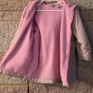 Girl's Sz.3 Coat, PalePink w/hood